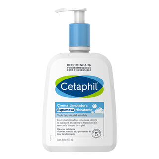 Cetaphil Crema Limpiadora Espumosa Hidratante 473ml