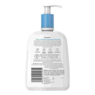Cetaphil Crema Limpiadora Espumosa Hidratante 473ml
