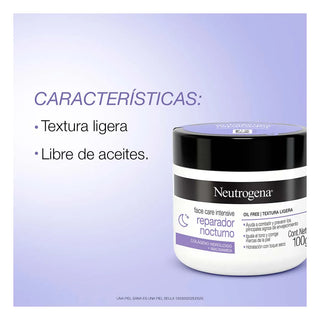 Neutrogena Crema Hidratante Facial Reparadora Nocturna 100ml