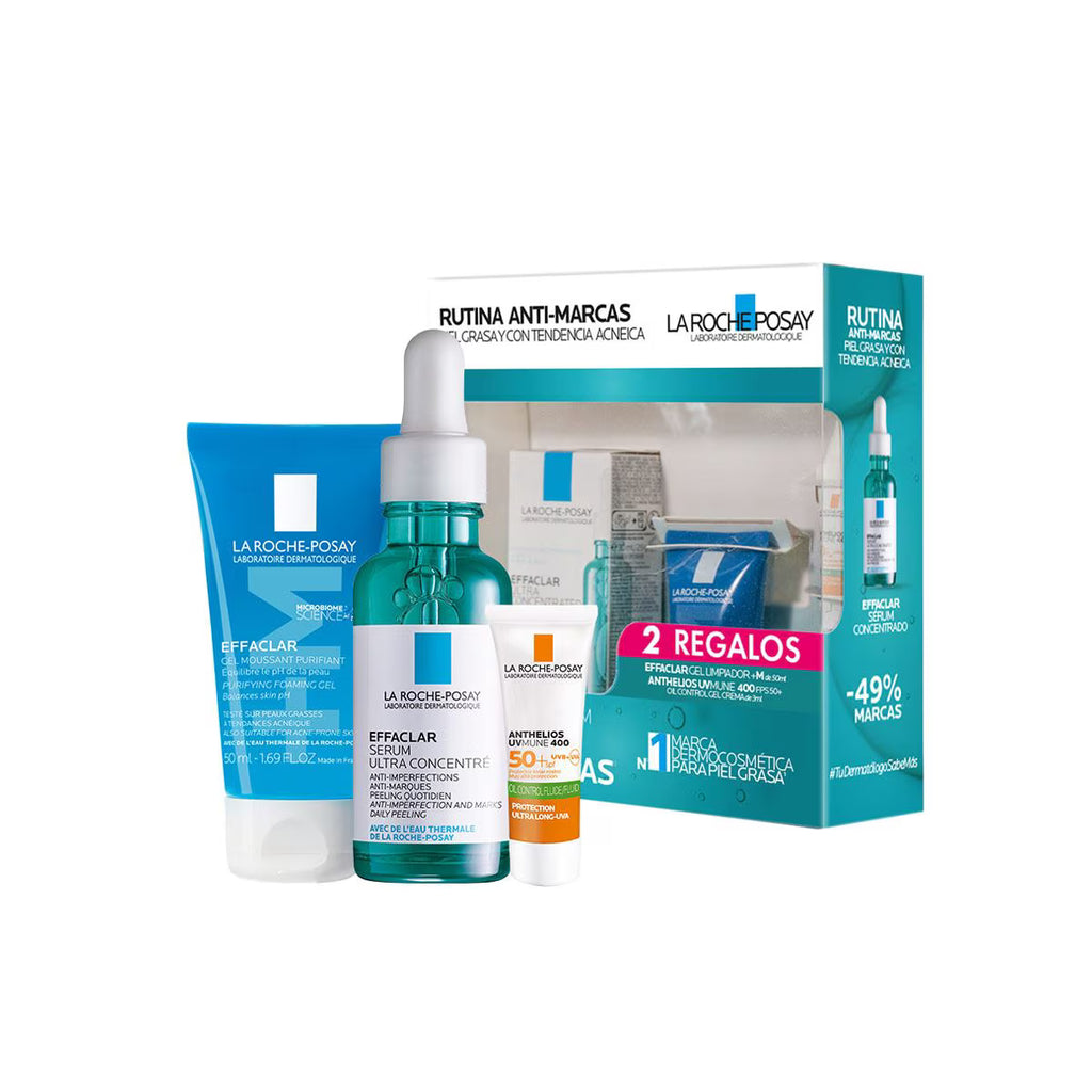 La Roche Posay Kit Effaclar Serum + Effaclar Gel Purificante +