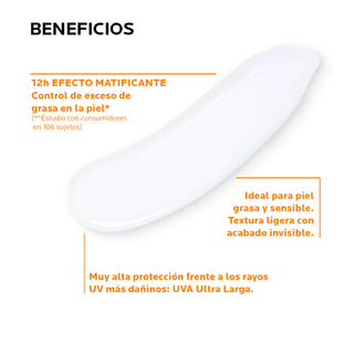 La Roche Posay Anthelios UVE MUNE 400 FPS 50+ Oil Control Gel-Crema Sin Color 50ml