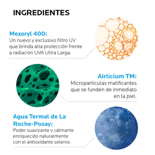 La Roche Posay Anthelios UVE MUNE 400 FPS 50+ Oil Control Gel-Crema Sin Color 50ml