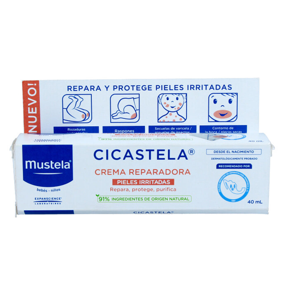 Comprar Cicastela crema reparadora hidratante tubo 40 ml para las pequeñas  irritaciones diarias de bebés y niños · MUSTELA · Supermercado Supermercado  Hipercor