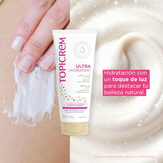 Topicrem Leche Corporal Ultra Hidratante Efecto Brillante 200ml