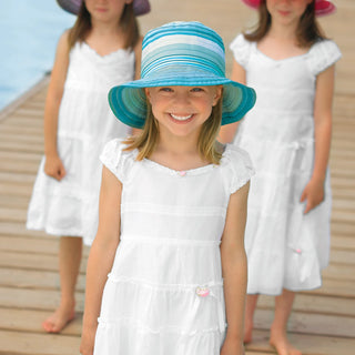 Wallaroo Sombrero Kids con Protección Solar UPF50+ Aqua/Tones