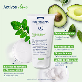 Isispharma Teen Derm Gel Exfoliante 150ml