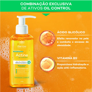 Darrow Actine Oil Control Gel De Limpieza 140g