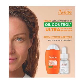 Avene Kit Protector Solar Ultra Fluid Mat Perfect 50ml + Serum Hyaluron Activ B3 10ml