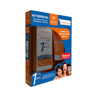 Darrow Kit Active One FPS50 40g + Actine Gel Limpiador Dermatologico 40g