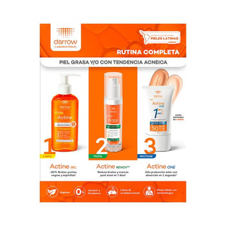 Darrow Kit Active One FPS50 40g + Actine Gel Limpiador Dermatologico 40g