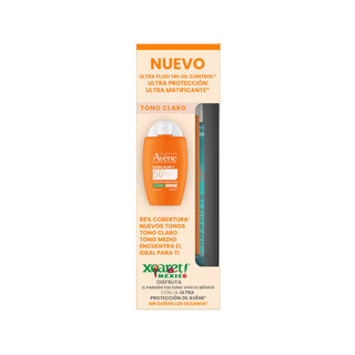 Avene Kit-Ultra Fluid FPS50 Tono Claro 50ml + Agua Micelar 100ml + Agua Termal 50ml