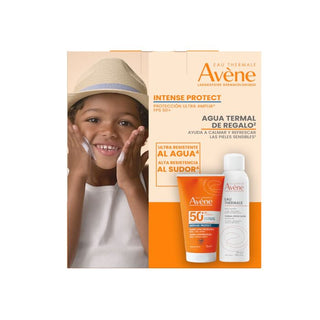 Avene Kit Intense Protect SPF50 150ml + Agua Termal 150ml