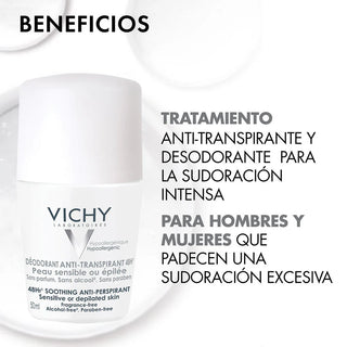 Vichy Desodorante Antitranspirante 48 horas Roll On 50ml