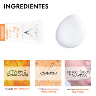 Vichy Ideal Soleil Protector Solar Fps 50 Anti-Edad 50ml
