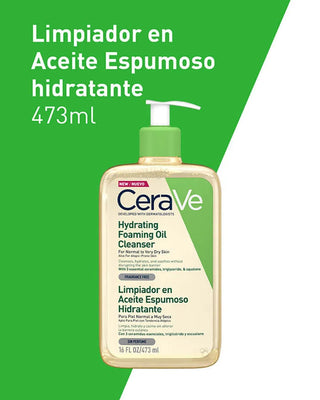 Cerave Limpiador En Aceite Espumoso Hidratante 473ml