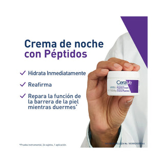Cerave Skin Renewing Crema de Noche Con Péptidos 48g