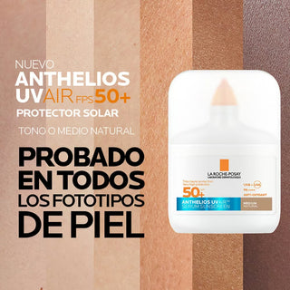 La Roche Posay Anthelios UV Air Sérum Protector Solar SPF50+ Tono Medio 50ml