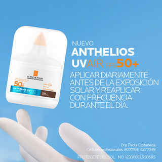 La Roche Posay Anthelios UV Air Sérum Protector Solar SPF50+ Tono Oscuro 50ml