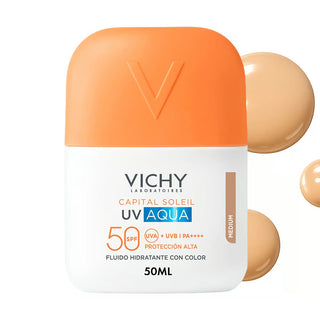 Vichy Capital Soleil UV Aqua SPF50+ Tono Medio 50ml
