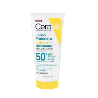 CeraVe Loción Protectora Invisible Hidratante FPS50 177ml