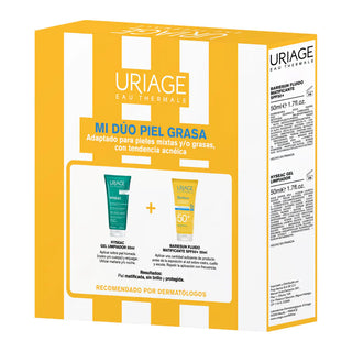 Uriage Kit Bariésun Fluido Matificante SPF50+ 50ml + Hyseac Gel Limpiador Anti-Imperfecciones 50ml