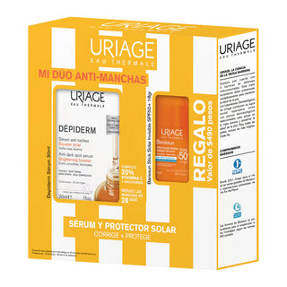 Uriage Kit Depiderm Serum 30ml + Bariésun Stick Solar Invisible SPF50+ 18g