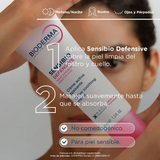 Bioderma Sensibio Defensive Crema Hidratante Piel Sensible 40ml