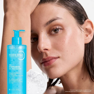 Bioderma Hydrabio Gel Moussant Limpiador Hidratante Para Piel Sensible 400ml