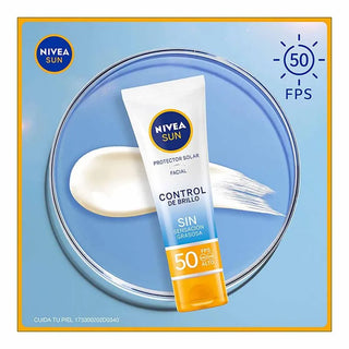 Nivea Sun Control Brillo Protector Solar Facial Fps50 50ml.