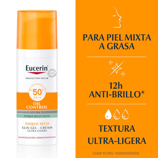 Eucerin Sun Oil Control Fps50+ 50ml