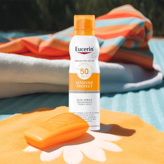 Eucerin Sun Spray Corporal Toque Seco Fps 50+ 200ml