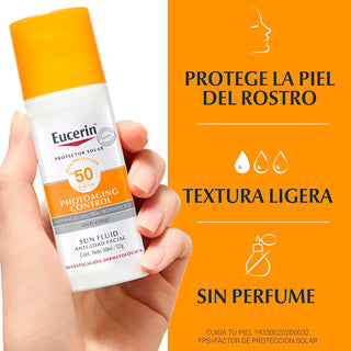 Eucerin Sun Fluid Anti-Edad Photoaging Control Fps 50 50ml