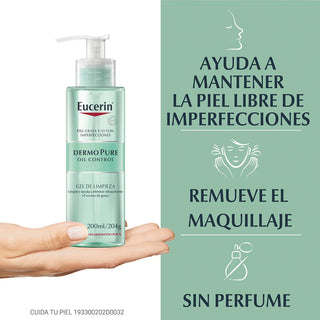 Eucerin Dermopure Gel Limpiador Facial 200ml