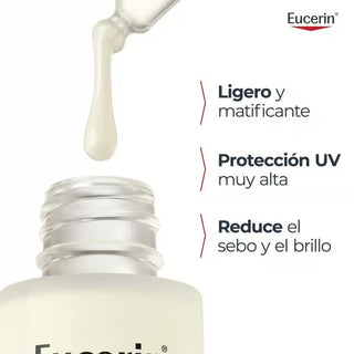 Eucerin Oil Control Sérum Ultra Light SPF50 Protector Solar Facial 30ml