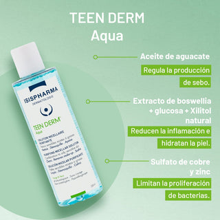 Isispharma Teen Derm Aqua Solución Micelar 250ml