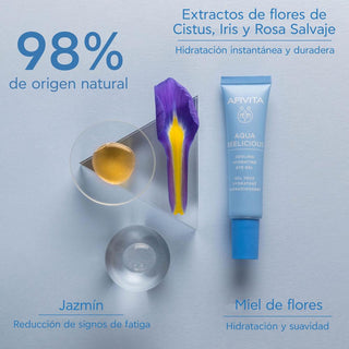 Apivita Aqua Beelicious Gel Hidratante Y Referescante Para Ojos 15ml