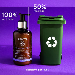 Apivita Espuma Limpiadora Cara y Ojos 200ml