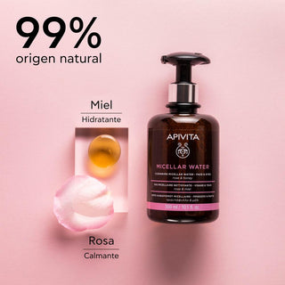 Apivita Agua Micelar Limpiadora Con Rosa y Miel 300ml