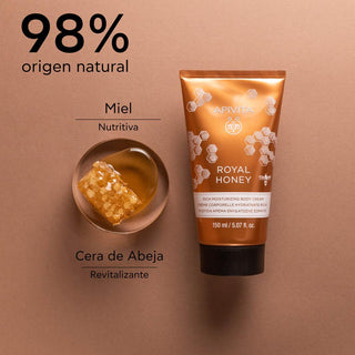 Apivita Royal Honey Body Cream para Piel Seca 150ml