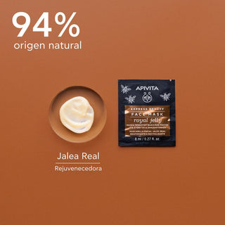 Apivita Mascarilla Orgánica Reafirmante y Revitalizante Con Jalea Real 2X8ml