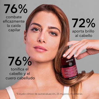 Apivita Shampoo Anticaida Tonificante Para Mujeres 250ml