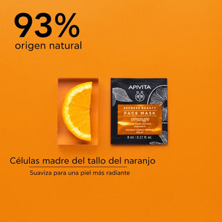 Apivita Mascarilla Facial Iluminadora Con Naranja 2x8ml