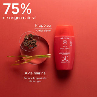 Apivita Bee Sun Safe Fluido Invisible Toque Seco SPF50 50ml