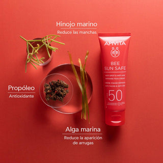 Apivita Bee Sun Safe Crema Antiedad y Antimanchas SPF50 50ml