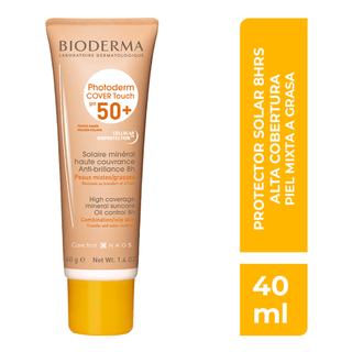 Bioderma Photoderm Cover Touch Fps50+ Tono Dorado 40g