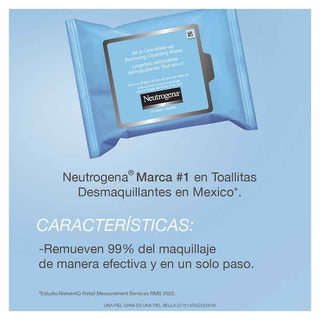 Neutrogena Toallitas Desmaquillantes 25pzs