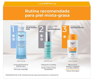 Eucerin Kit Sun Hydro Fluid 50ml + Dermato Clean Gel 200ml