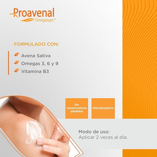 Panalab Proavenal Omegatopic Leche Emoliente 500ml