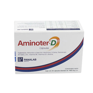 Panalab Aminoter D Cápsulas Con 30pzas