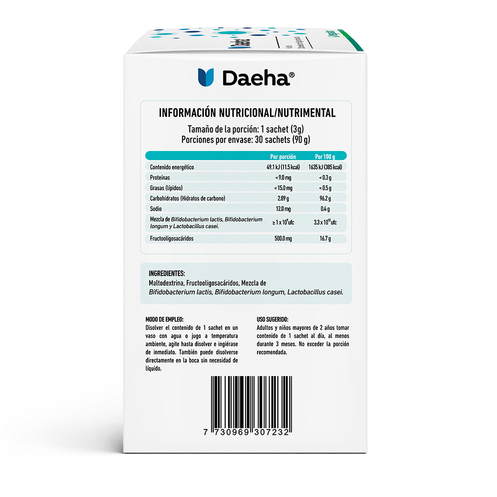Megalabs Daeha 30 Sachets con 3g de Polvo c/u – Dermamedina